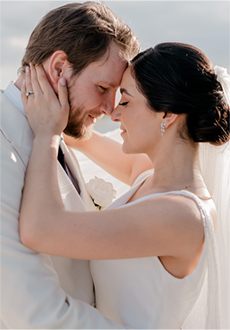 Couple getting married